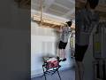 Buster Buildz crafts a garage shelf! 🛠️ Satisfying ASMR carpentry #DIY #Woodworking #ShelfBuild