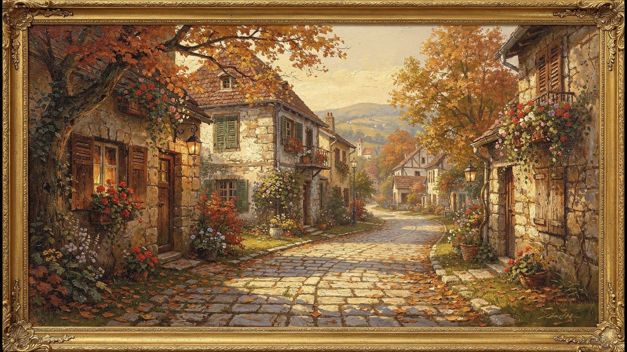 Vintage Landscape | 2 Hour Antique Painting Screensaver