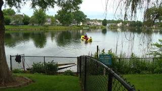 Searchers recover body of man who fell from canoe into Indianapolis retention pond