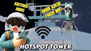 THE ANOMALY WHO LIKES TO ASK FOR FREE WIFI! HOTSPOT TOWER! ROBLOX screenshot 1