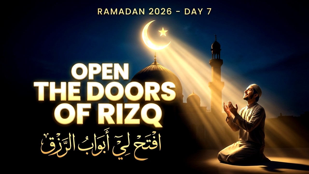 🌙 Молитва на 7-й день Рамадана 2026 года – Молитва о пропитании и благословении