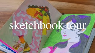 Illustrator sketchbook tour | March 2022 - March 2023