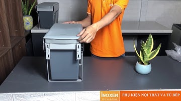 Thùng Rác Gắn Cánh Tủ Bếp INOXEN HR02.300A