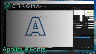 Cara Menggunakan Font Appliqué (Plus, Luxe) | Perangkat Lunak Digitalisasi Chroma screenshot 2