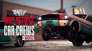 NEED FOR SPEED PAYBACK - WORLD TRAILER (MAP DETAILS, CAR CREWS & MORE) @jvypennant