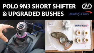 Polo 9n3 short shifter install & upgraded shifter bushes