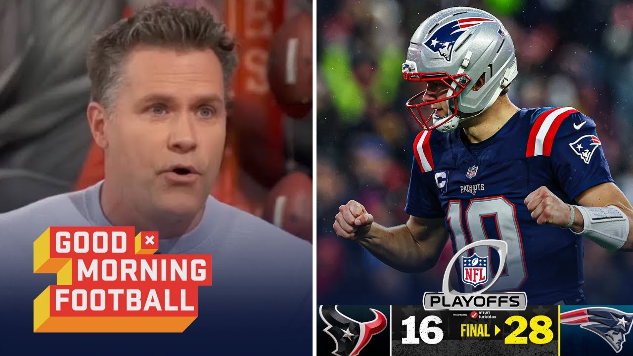 GMFB | Drake Maye SHUTS UP the doubters 💪 Kyle Brandt on Patriots cooking Texans in the playoffs