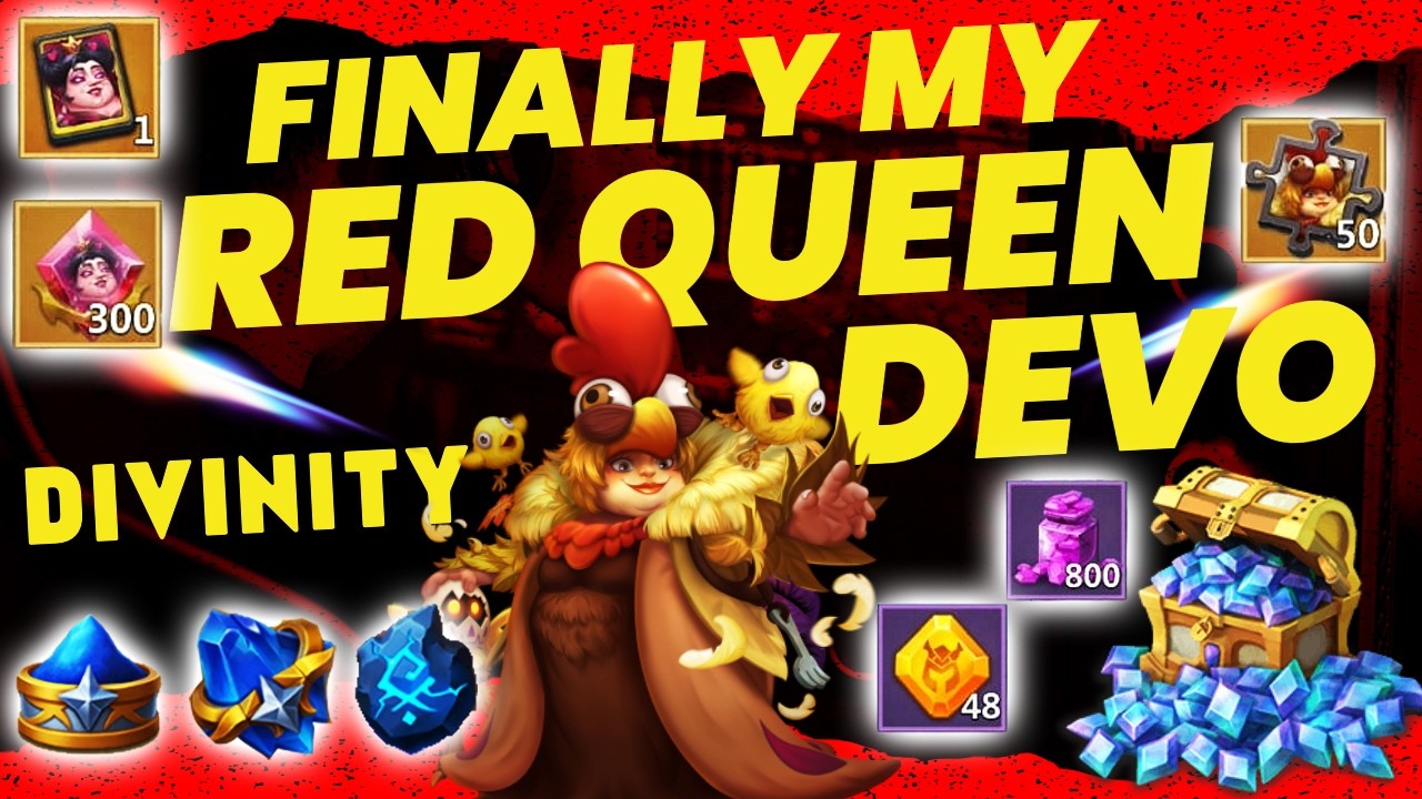 FINALLY MY RED QUEEN DEVO - DIVINITY UPDATE BT UPDATE  - CASTLE CLASH