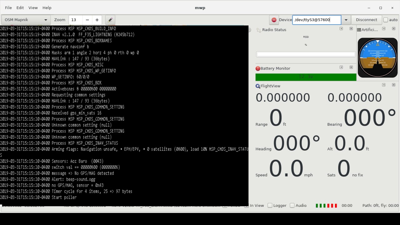 MWP Tools Ground Station for INAV