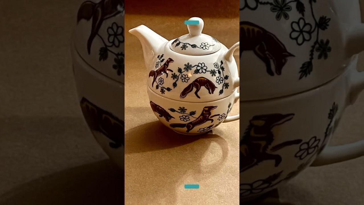 Tea for One Set - NEW Foxes (No Saucer)