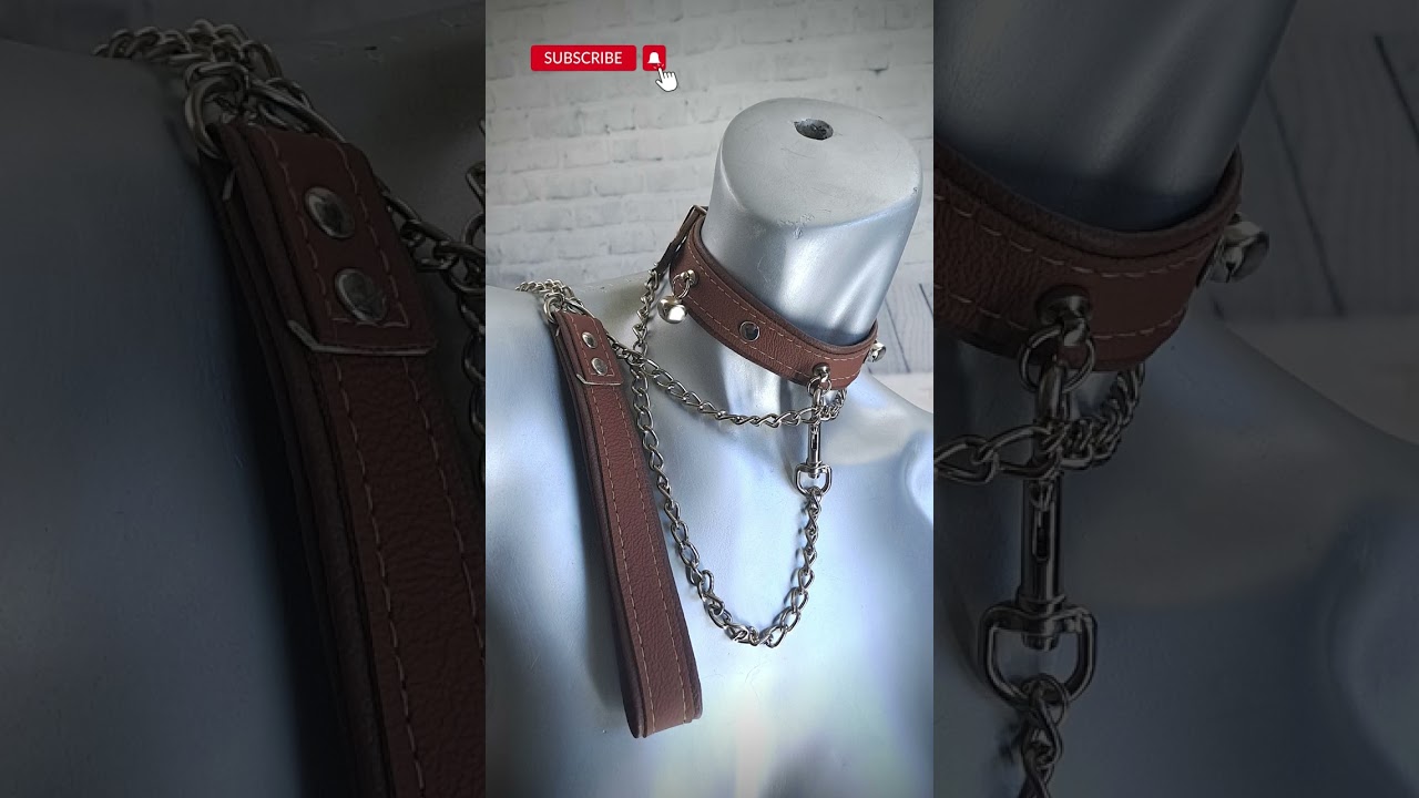 Leather Choker with Cosplay Cat Ears