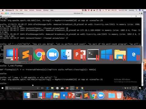11 Apache Spark - Core APIs - Row Level Transformations using flatMap