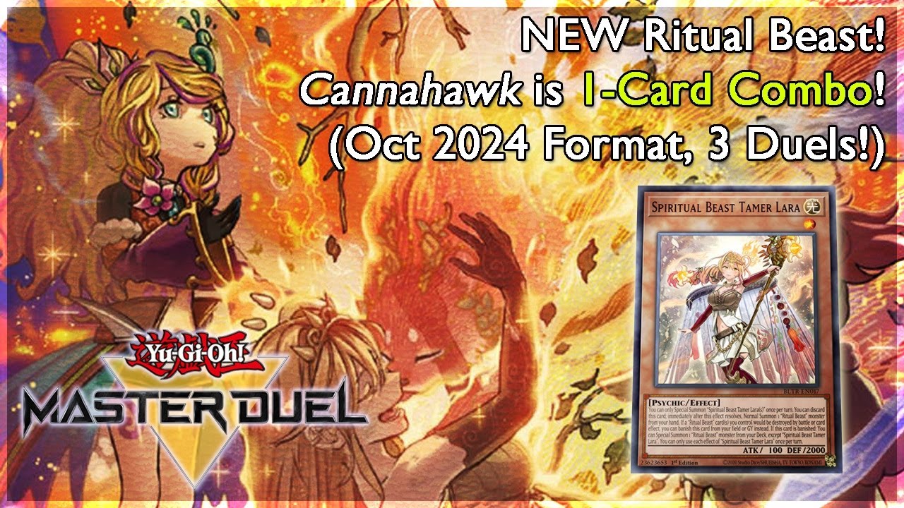 NEW Ritual Beast! Cannahawk is 1-Card Combo! (3 Duels!) [Yu-Gi-Oh ...