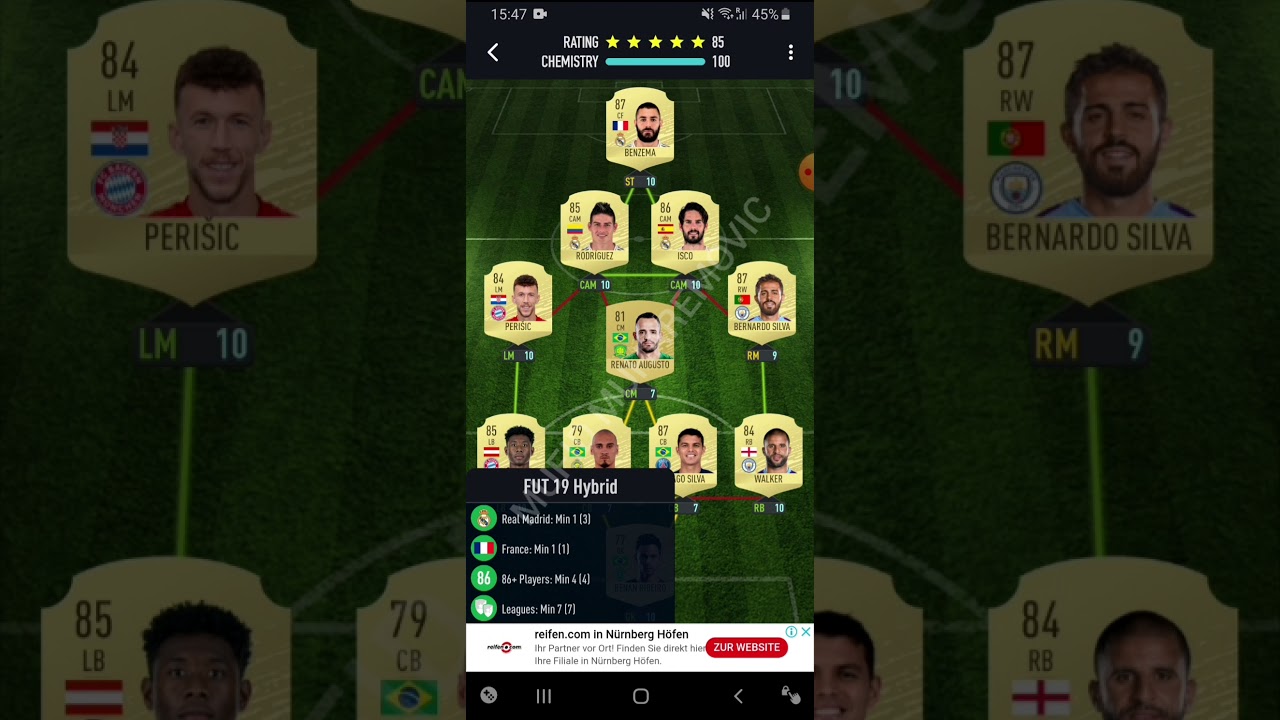 Raphael Varane All Star Pacybits20 - Fut 19 Hybrid Solution