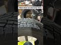 Tire studding 🛞#tires #wintertires
