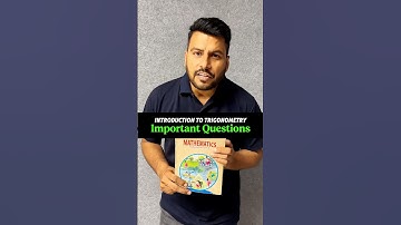 Class 10 Maths Ch 8 Introduction to Trigonometry Guaranteed Qs in Board Exam 2026 #shorts #class10