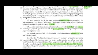 Chapter 11 BNS| Section 163 bnss| Section 144 crpc