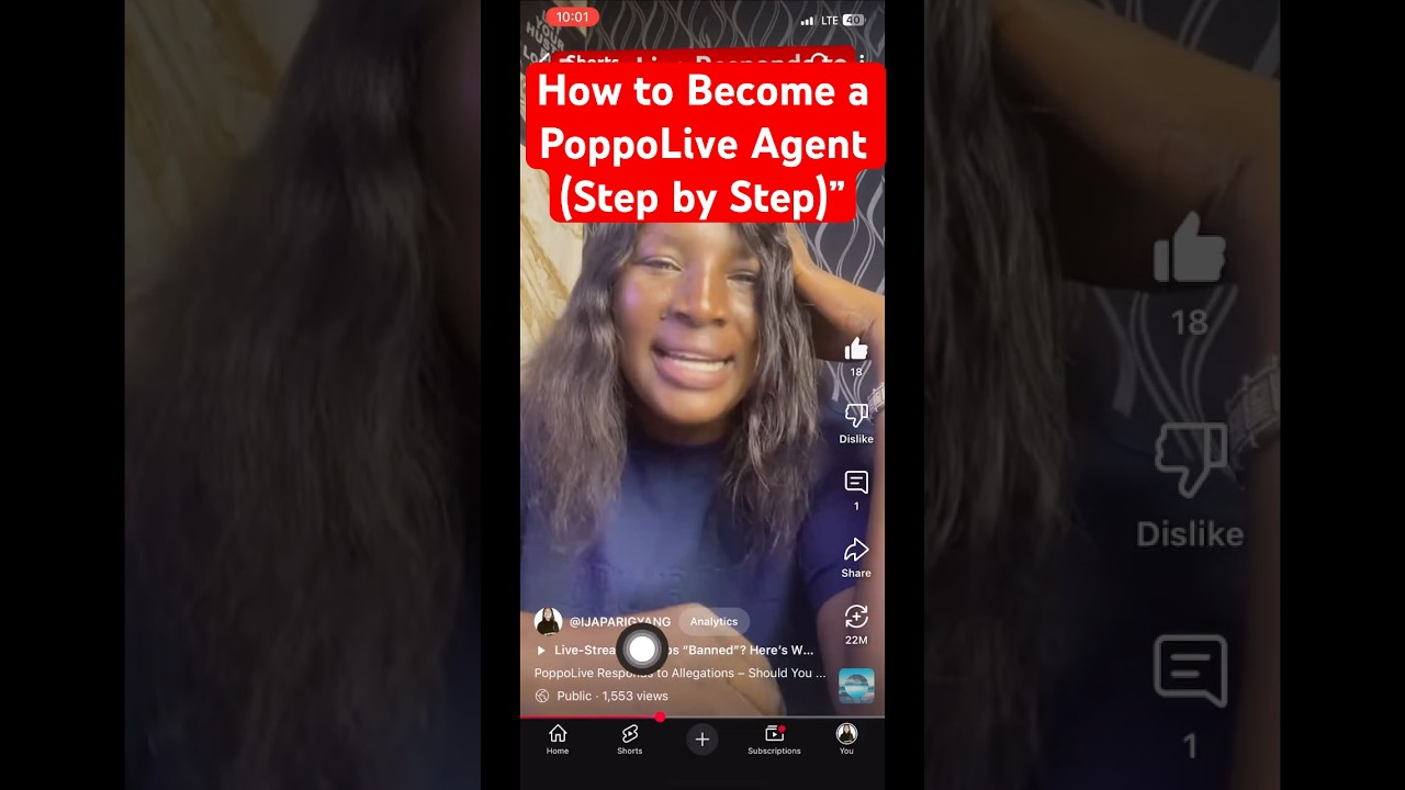 Как стать агентом PoppoLive (шаг за шагом)