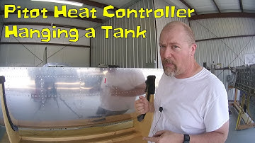 RV-10 Wings - 062 - Pitot heat controller and hanging the left tank