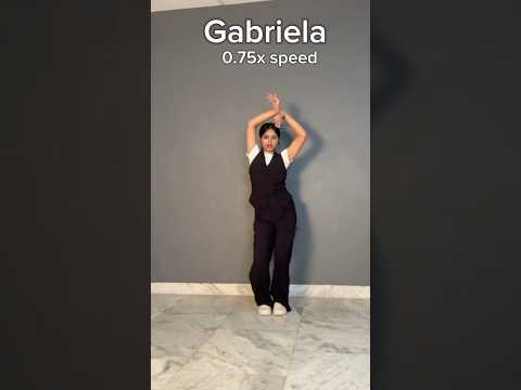 Gabriela Slow Music 0 75x Dance Tutorial MIRRORED Dance Tutorial Ytshorts Shortsfeed 