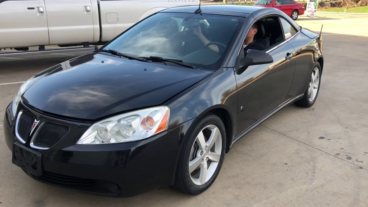 2009 Pontiac G6 convertible - YouTube