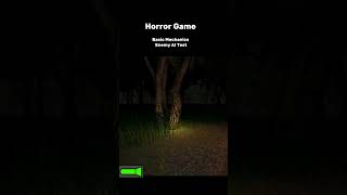 Unity Engine Horror Game | Enemy AI Test  #gaming #gamedevelopment #horror #unity #scarygame