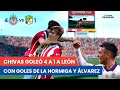 ¡Espectacular victoria de Chivas! Goleada 4-1 contra León en EE.UU. ⚽