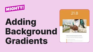 Mighty Mod: Background Gradients