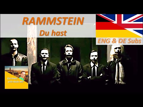 Rammstein - Du Hast. German band. DE-ENG lyrics translated. Text auf Deutsch und English