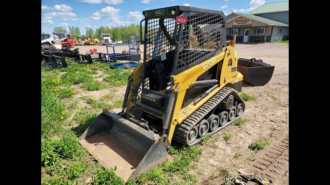 1033 - ASV RC30 R-Series Skid Steer Will Be Sold At Auction!