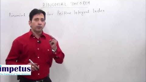 Binomial Theorem-1 Concept of Binomial Theorem