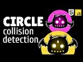 Collision Detection Between Circles in JavaScript