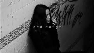 a playlist to cry to about your comfort character/ slowed sad songs/