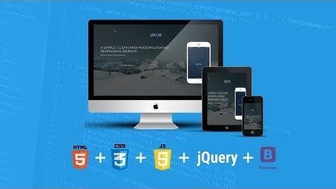 For Beginners - creating web page using html, css, javascript, jquery and bootstrap