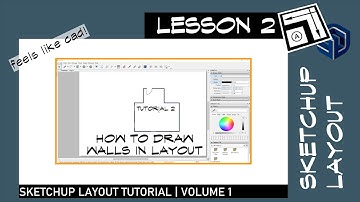 Sketchup Layout 2 - How to Create Exterior Walls