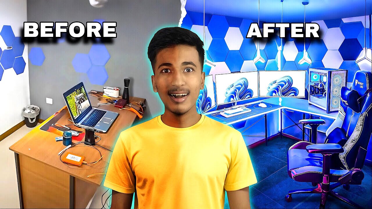Gaming Room Transformation In 500৳ 🤯