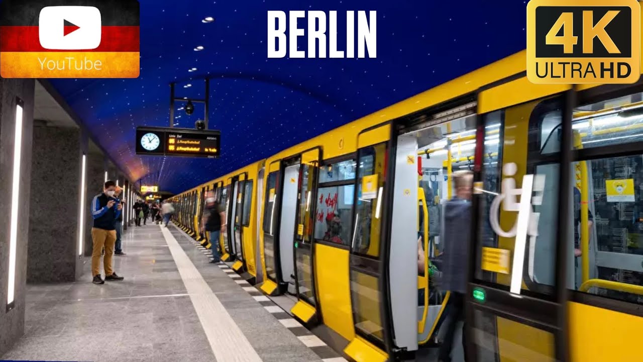 BEST METRO'S 🚇 (U-BAHN) IN BERLIN GERMANY| CENTRAL TRAIN STATION 🚉| 4K – HDR |APRIL 2025