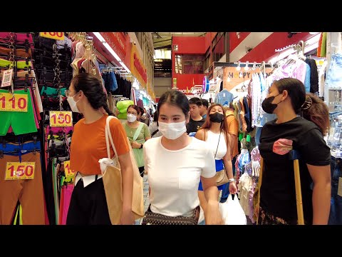 Bangkok, Thailand | Pratunam Market | Walking Tour 4K