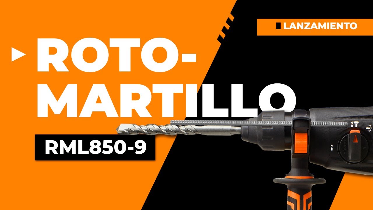Rotomartillo 850W - RML850-9 - YouTube