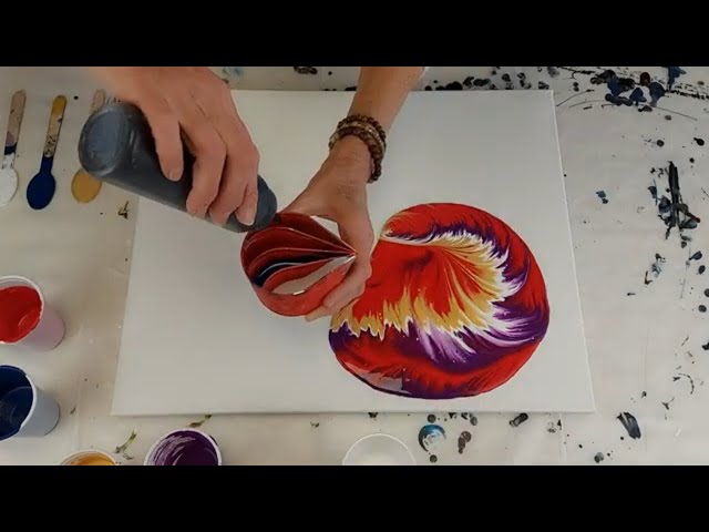 Set De 6 Tasses à Fleurs Pour Peinture Fluide (fluid Art) - Silicone, Fentes 5 à 10 Branches - Outil Pour Art Acrylique Versé - Cadeau Créatif