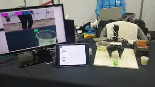 Open manipulator potman (Start cheers and Picking cup and Cup tracking)