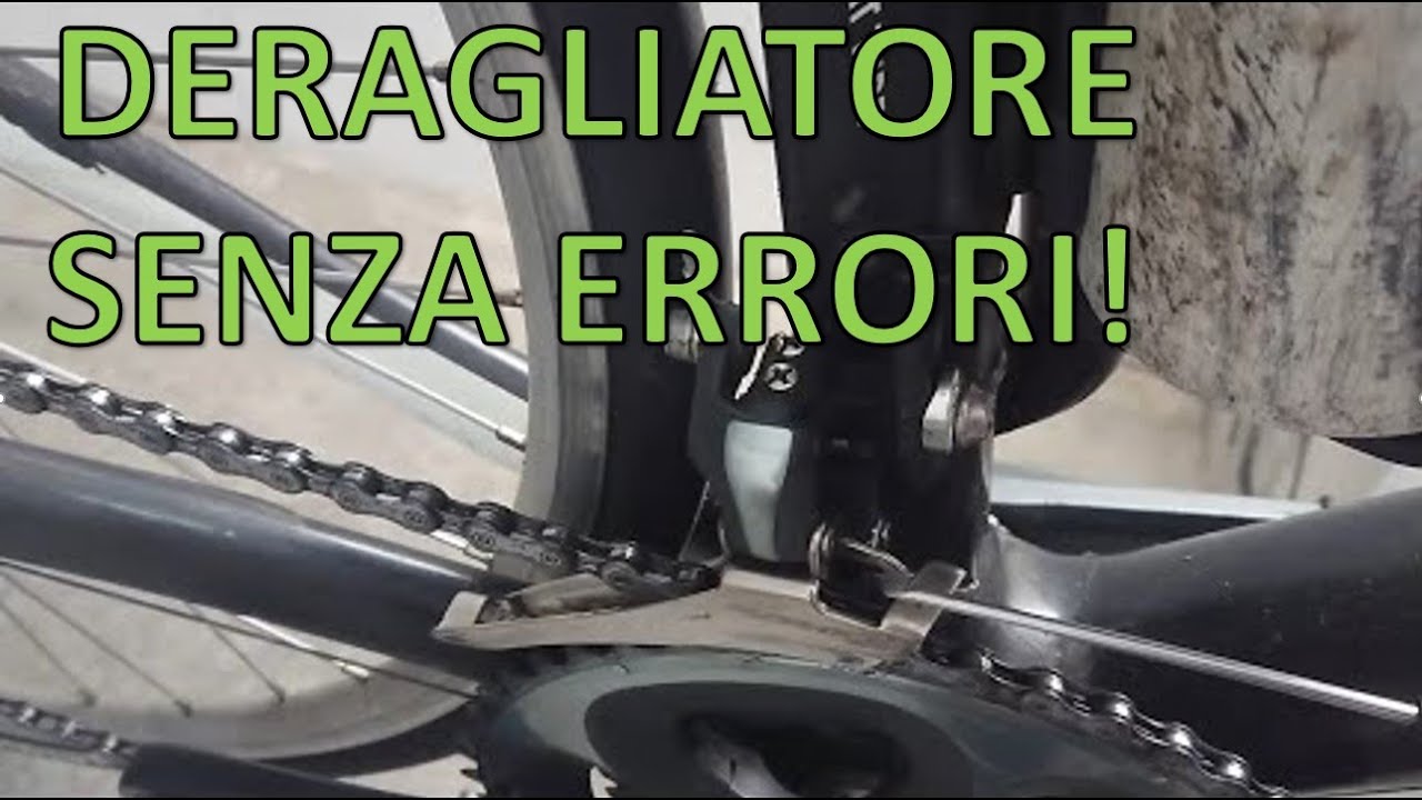 Regolare il deragliatore: niente più salti di catena