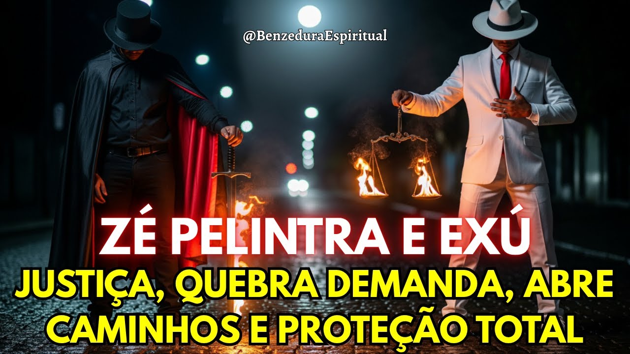 ZÉ PELINTRA E EXÚ FAZEM JUSTIÇA HOJE À NOITE ⚖️ QUEBRA DEMANDA, ABRE CAMINHOS E TE DÁ PROTEÇÃO TOTAL