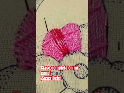 Bordado de flores #bordandoarte #embroidery #handmade #puntadas #embroideryart #stitching #bordar