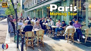 🇫🇷 What is a Saturday Morning in Paris Like? ☀️ Beautiful Sunny Walking Tour | 4K 60fps UHD