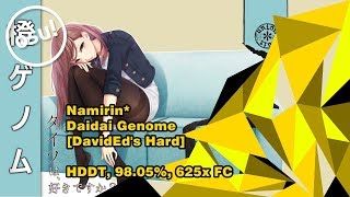 osu!| (Top Play: 104pp) Namirin* - Daidai Genome [DavidEd's Hard] HDDT 99.05% FC