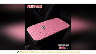 1 PU soft Comfort diamond-encrusted Crown Car armrest cushion Car accessories interior for both men screenshot 4
