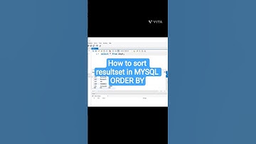 Sorting in MYSQL ORDER BY #sorting #mysql #dbms #rdbms #mysqldatabase #mysqltutorials #orderby