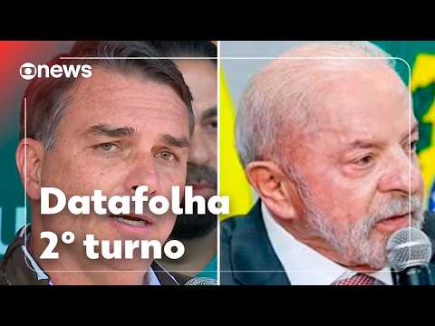 Datafolha, runoff: Lula, 46%; Flávio Bolsonaro, 44%