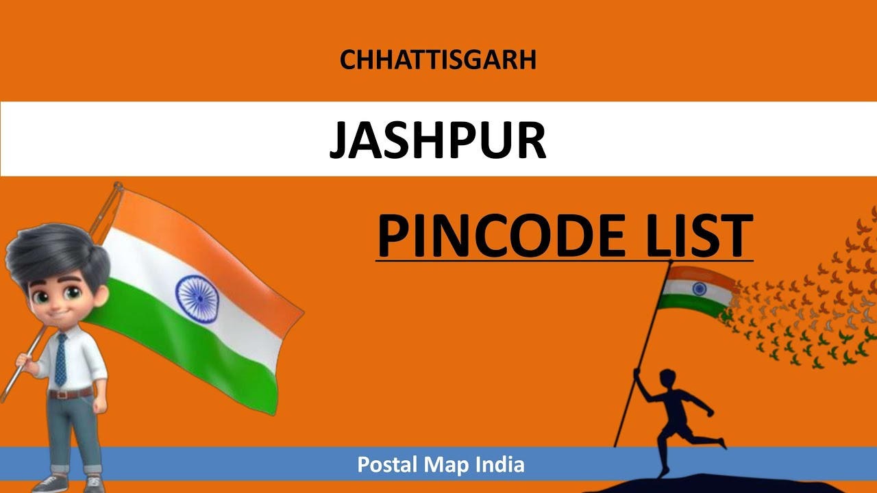 Jashpur District Pincode List || CHHATTISGARH Zip Codes